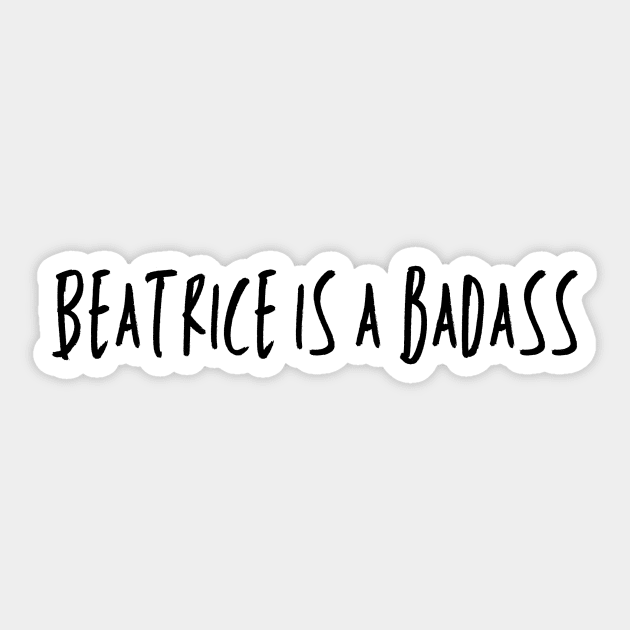 Beatrice is a Badass - warrior nun - ava silva and sister Beatrice, avatrice, netflix Sticker by tziggles